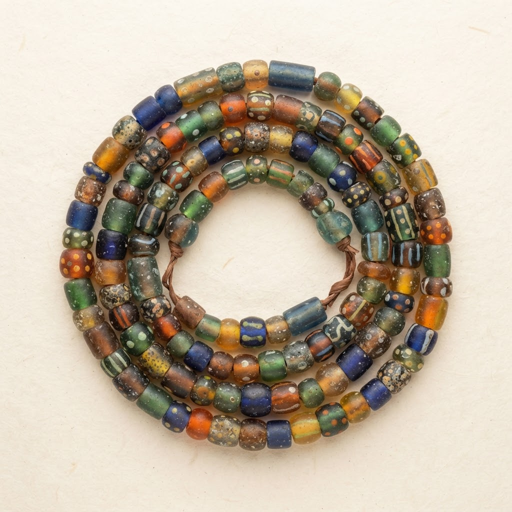Krobo Recycled Glass Beads