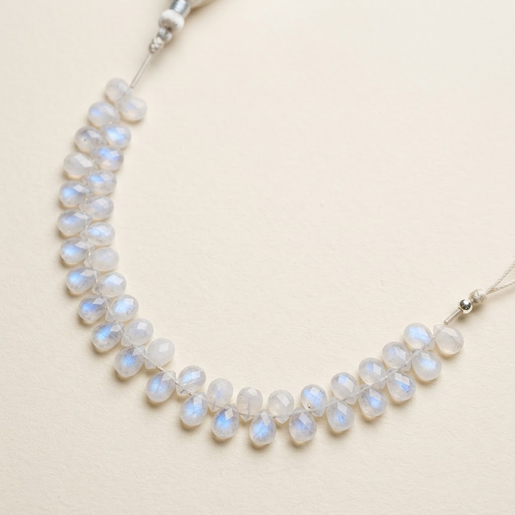 Rainbow Moonstone Briolettes