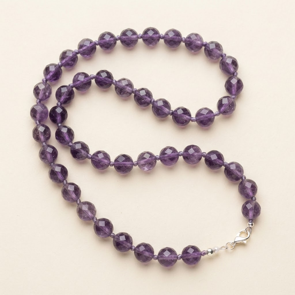 Faceted Amethyst Rounds